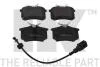 Гальмівні колодки задні (17,2mm) VW Polo;Skoda Fabia,Seat Ibiza/Cordoba 02- NK 224781 (фото 1)