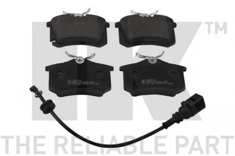 Гальмівні колодки задні (17,2mm) VW Polo;Skoda Fabia,Seat Ibiza/Cordoba 02- NK 224781