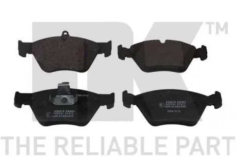 Тормозные колодки дисковые перед. Opel Calibra A, Vectra A, Omega B NK 229978 (фото 1)