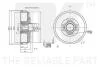 Барабан тормозной задний (с подшипником) Renault Dokker1.5dCi/1.9dCi 10- NK 259910 (фото 1)
