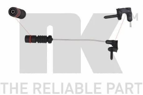 Сигналізатор, знос гальмівних колодок NK 280001