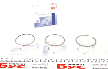 Кільця поршня +0,50 (1,75 x 2 x 3). ?81,5 NPR 120 050 0017 21