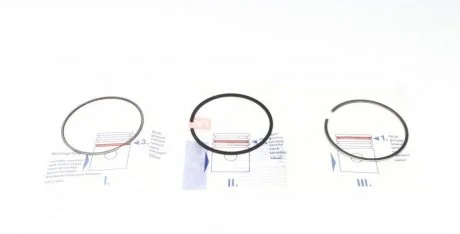 Кольца поршня std (1,75 x 1,75 x 2). ?81 NPR 120 050 0090 00
