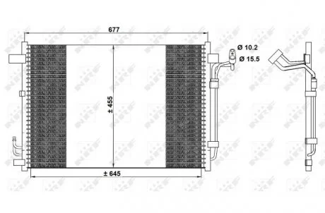 Конденсатор, кондиционер NRF 350094