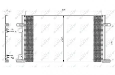 Конденсатор, кондиціонер NRF 35298