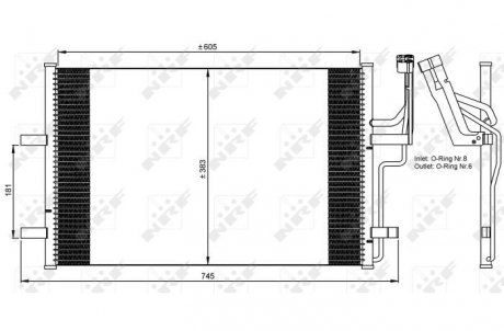 Конденсатор, кондиціонер NRF 35507