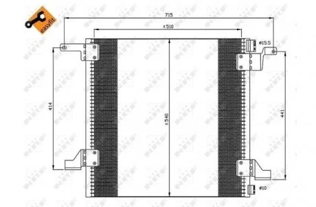 Конденсатор, кондиціонер NRF 35526
