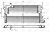 Конденсатор кондиціонера VW Passat 88- (пр-во NRF) 35534