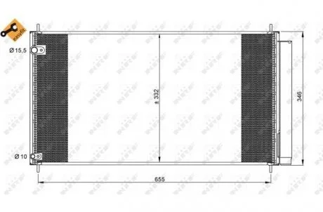 Конденсатор, кондиціонер NRF 35838