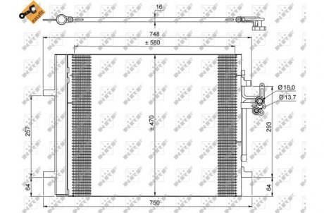 Конденсатор, кондиціонер NRF 35884