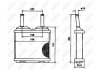 Радиатор печки Opel Corsa A, Corsa A Tr 1.0-1.6 09.82-03.93 NRF 52113 (фото 2)