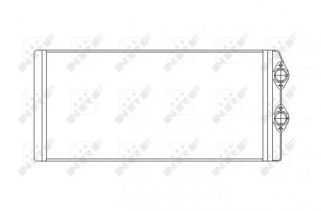 Радиатор печки NRF 53545