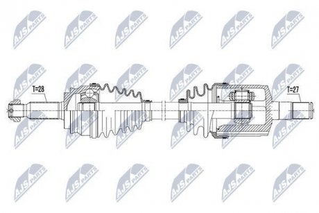 Полуось Nty NPW-CH-052