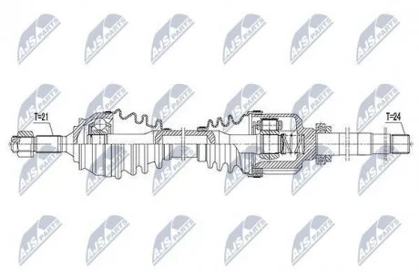 Полуось Nty NPW-CT-057