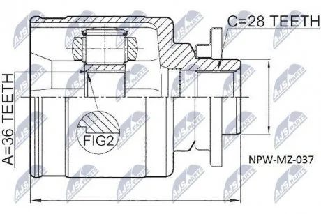 ШРКШ внутрішній Nty NPW-MZ-037 (фото 1)