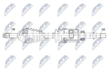 Полуось передняя правая в сборе (4WD, CV-T) Nty NPWNS056