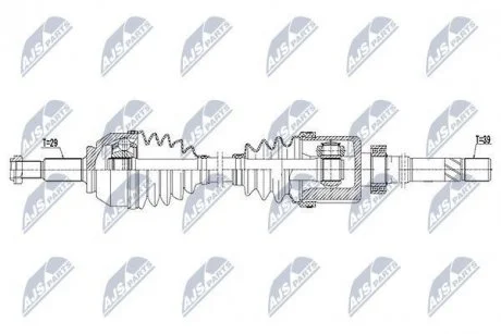 Полуось Nty NPW-PL-059