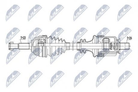 Полуось Nty NPW-RE-093