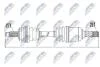 Полуось переднего моста NPW-SB-010