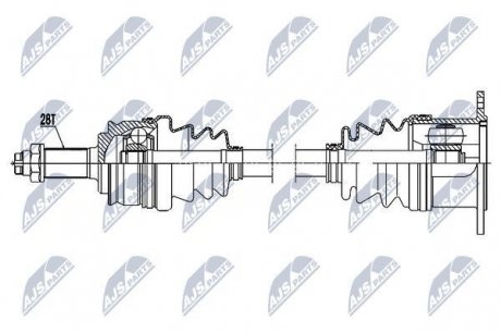 Полуось Nty NPW-SU-023