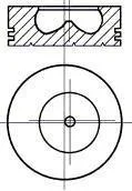 Поршень двигуна NURAL 87-103900-00