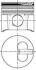 Поршень Jumper/Ducato/Partner 1.9D 94- (83mm) NURAL 87-152000-10 (фото 1)