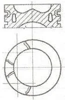 Поршень (85мм) Citroen - 4HN (DW12MTED4),4HP (DW12BTED4),4HR (DW12BTED4),4HT (DW12BTED4) NURAL 8743670010