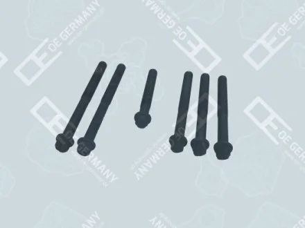 Комплект болтов ГБЦ MAN 3шт,M15x2x259,5 3шт,M15x2x198,0 OE Germany 020121287609