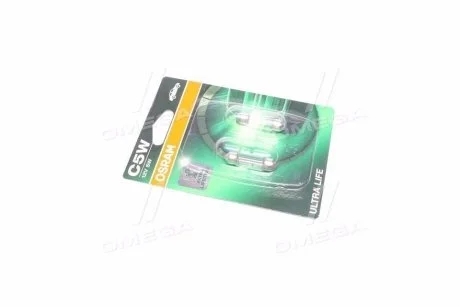 Лампа вспомогат. освещения C5W 12V 5W SV8.5-8.5 Ultra Life blister OSRAM 6418ULT-02B