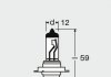 Лампа розжарювання H7 12v 55w Px26d Longlife UNIV OSRAM 64210L (фото 3)