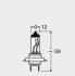 Лампа розжарювання H7 12v 55w Px26d Longlife UNIV OSRAM 64210L (фото 3)