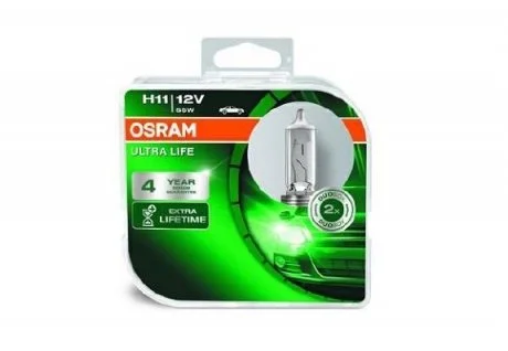 Автолампа галогенова 55W OSRAM 64211 ULT-HCB