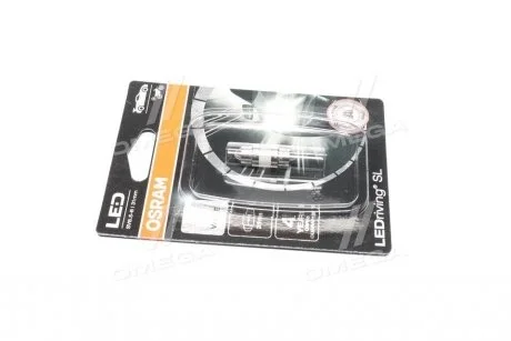 Лампа светодиодная C5W 12V 1W SV8.5 LEDriving SL (31mm) (выр-воOSRAM) OSRAM 6438DWP-01B
