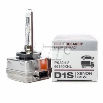 Лампа ксенон D1S 35W 4500K PK32D-2 Xenarc Night Breker Laser (на 200% більше світла) OSRAM 66140XNL