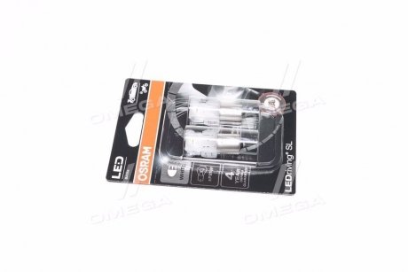 Світлодіодна лампа P21W LED 12V 2,5W BA15S LEDriving SL (2шт.) OSRAM 7506DWP-02B (фото 1)