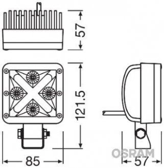 Лампочка фары передней OSRAM LEDDL101-SP