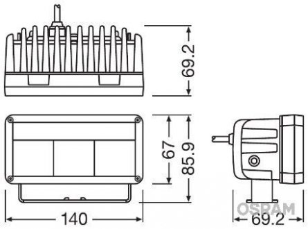 Фара дневного света OSRAM LEDDL102-WD (фото 1)