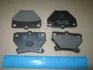 PMC - Гальмівні колодки до дисків TOYOTA Corolla(E120)/Yaris(P1) 99-07 rear PARTS MALL (PMC) PKF-011 (фото 1)