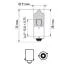 ?AR?WKA H6W 12V WHITE VISION ULTRA PHILIPS 12036WVUB2 (фото 3)
