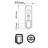 Лампа накаливания W2W12V 2W W 2X4,6d PHILIPS 12505CP (фото 3)