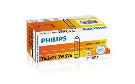 Автолампа 3W PHILIPS 12818 CP