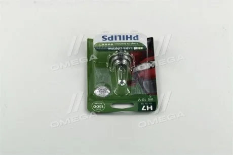 Лампа накаливания H7 12V 55W PX26d LongerLife Ecovision 1шт blister PHILIPS 12972LLECOB1