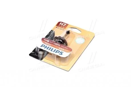 Лампа H7 12V 55W PX26D Premium (30% extra light) упаковка блістер PHILIPS 12972 PR B1