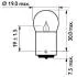 Лампа 24V R10W24V 10W BA15s PHILIPS 13814CP (фото 3)