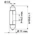 Автолампа 24V 5W SV8,5 T10,5x38 PHILIPS 13844CP (фото 3)
