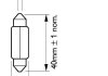 Автолампа 24V 5W SV8,5 T10,5x42 PHILIPS 13864CP (фото 3)