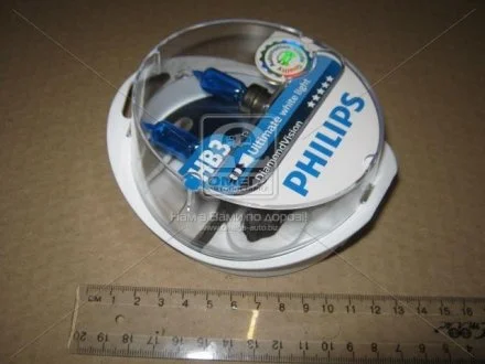 Лампа розжарювання HB3 12V 50W P20d Diamond Vision 5000K (к-т) PHILIPS 9005DVS2