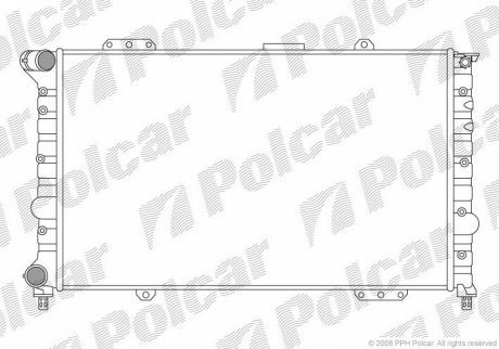 Радиатор охлаждения Polcar 140708A2