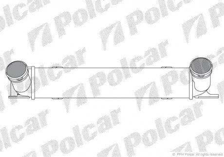 Радиатор воздуха (Интеркулер) Polcar 2001J8-1 (фото 1)