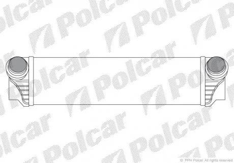 Радиатор воздуха (Интеркулер) Polcar 2021J81X
